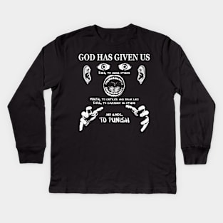 GOD HAS GIVEN US Kids Long Sleeve T-Shirt